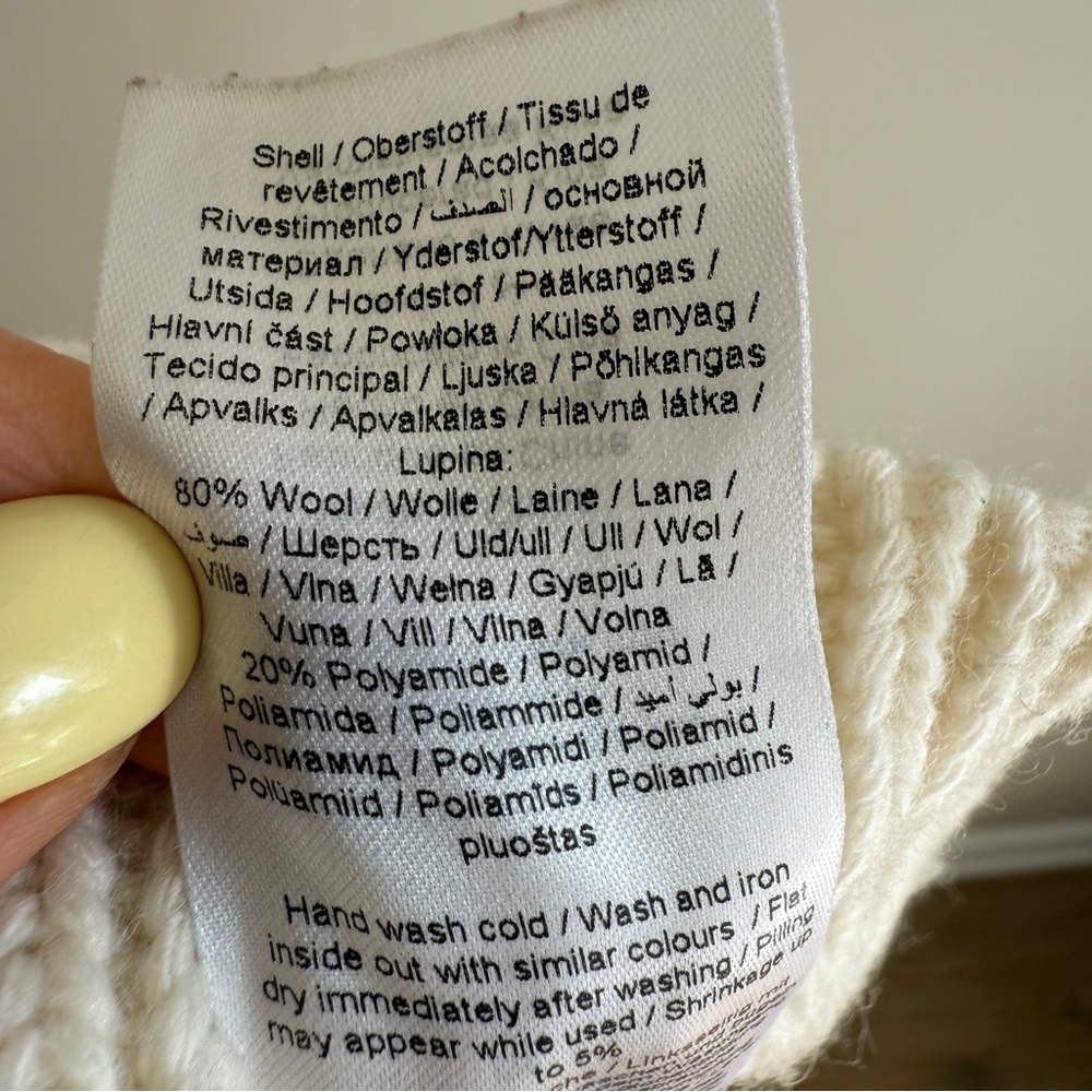 Saks 5th Avenue Gestuz Chunky Asymmetrical Cable Knit Sweater - Picture 9 of 11